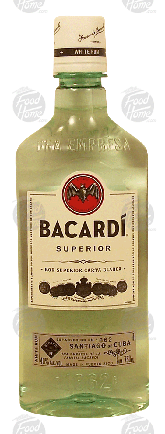 Bacardi Superior white rum, 40% alc. by vol. Full-Size Picture